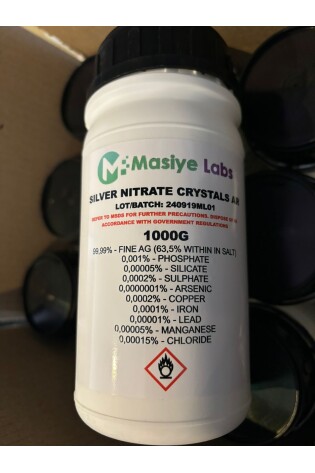 Silver Nitrate 99.9% Pure AgNO 3 1kg