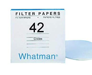 Whatman Quantitative Filter Paper Grade 42. Whatman Quantitative Filter Paper Grade 42.