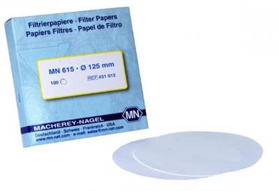 Filter paper circles, MN 615, Qualitative, Medium fast (22 s), Smooth - MN615 110mm 100:PK Filter paper circles MN 615 Qualitative Medium fast 22 s Smooth MN615 110mm 100PK