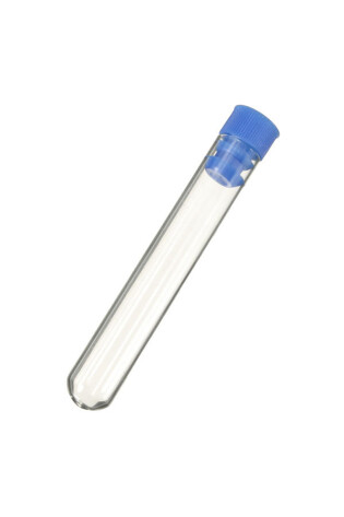 Test Tube, Glass, With Cap 18mm x150mm