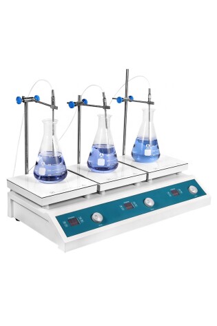 Hotplate Magnetic Stirrer 3 Place