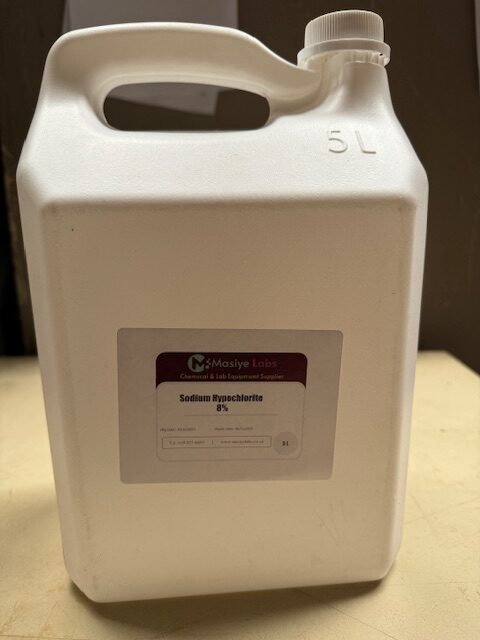 Sodium Hypochlorite 8%, 5L IMG 0241 rotated