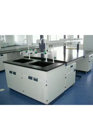 Laboratory Sink Cabinet With Faucet