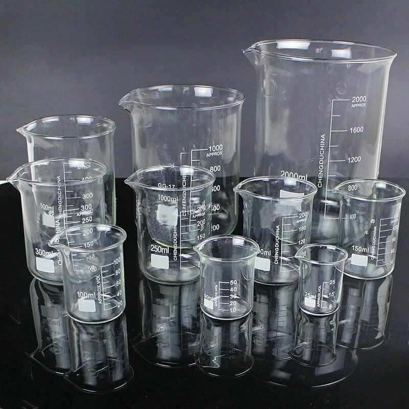Glass Beakers Tall Form