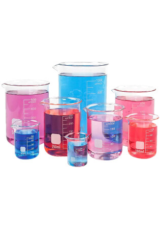 Glass Beakers Tall Form