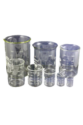 Glass Beakers Tall Form