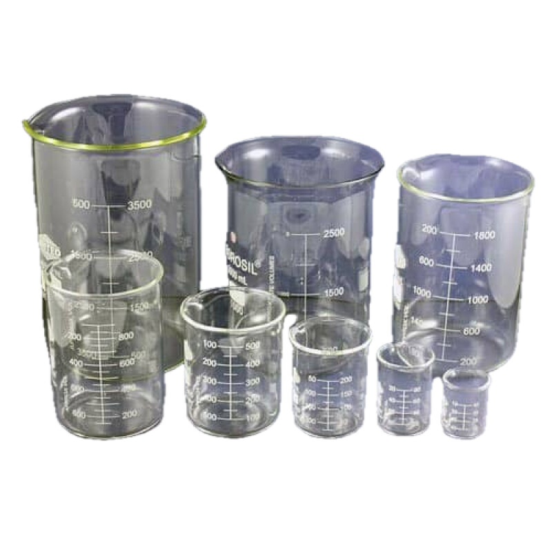 Glass Beakers Tall Form