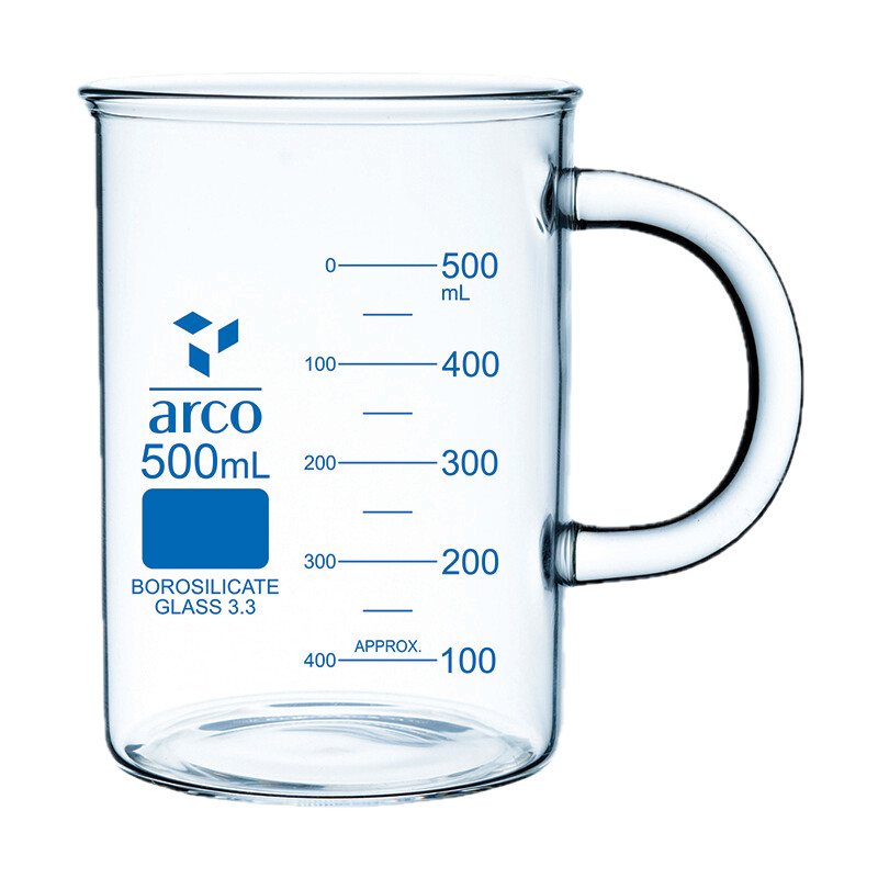 Glass Beaker With Handle 500ml