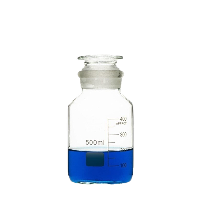 Reagent Bottle Wide Neck -With Stopper 500ml